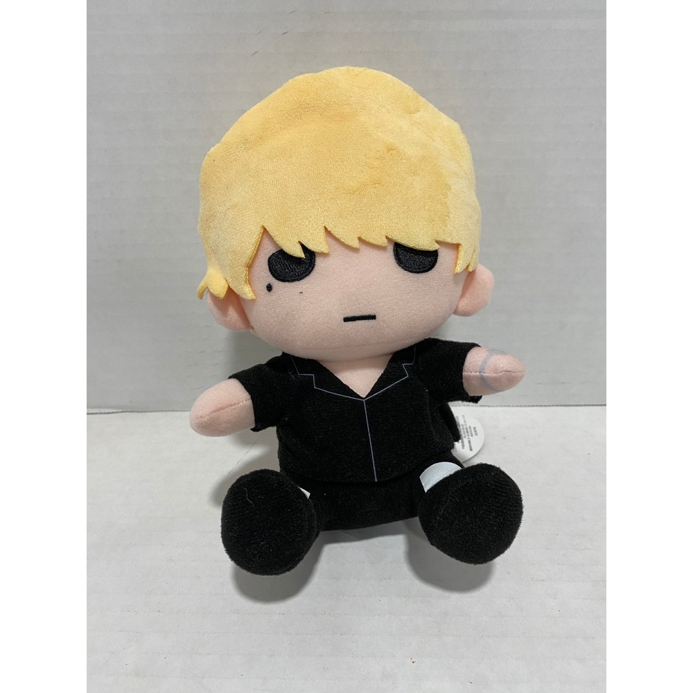 [Alexandros] Sitting Plush Toy Unisex Japanese Rock Band Black 7in NEW